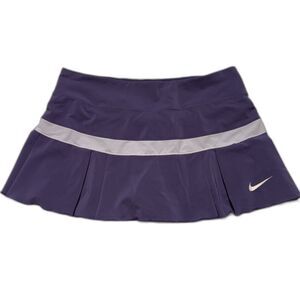 Nike Court Dri-FIT Victory Pleated Tennis Skirt (Skort) - Purple Haze - Medium